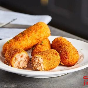 چطور کراکت مرغ و پنیر درست کنیم