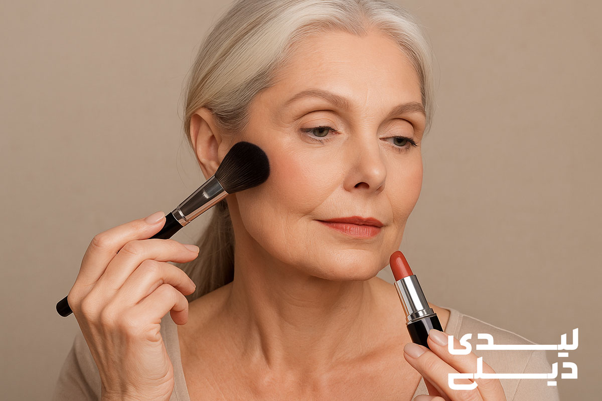 نکات آرایشی برای خانم‌های بالای ۵۰ سال